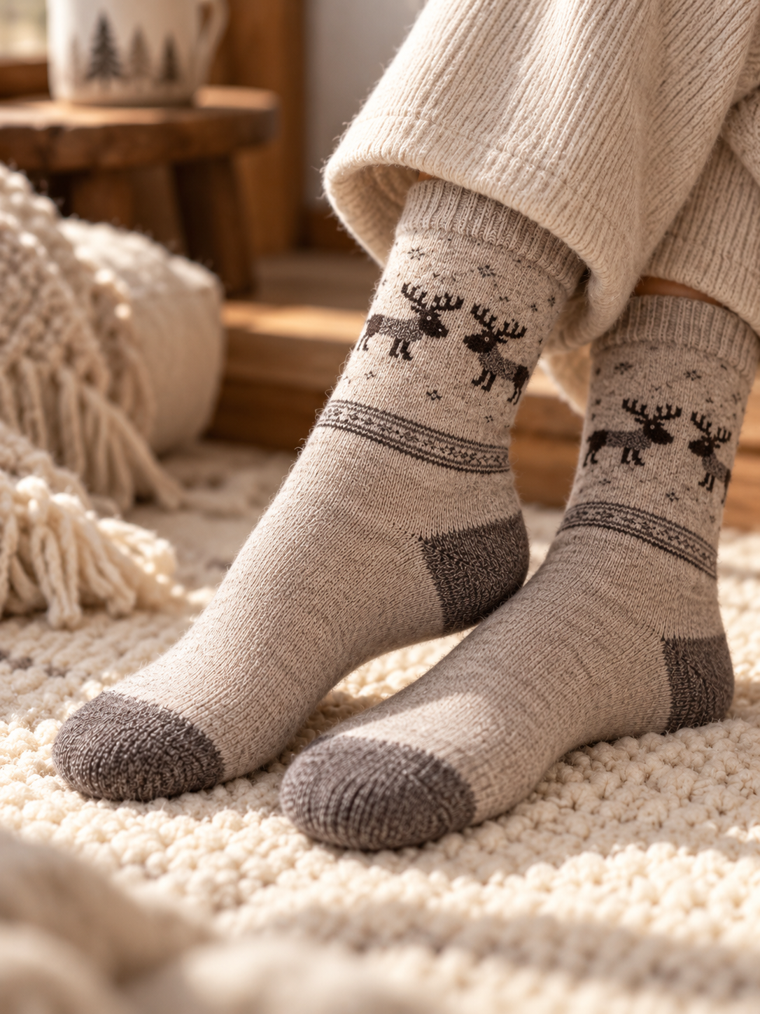 Wollsocken aus der Mongolei