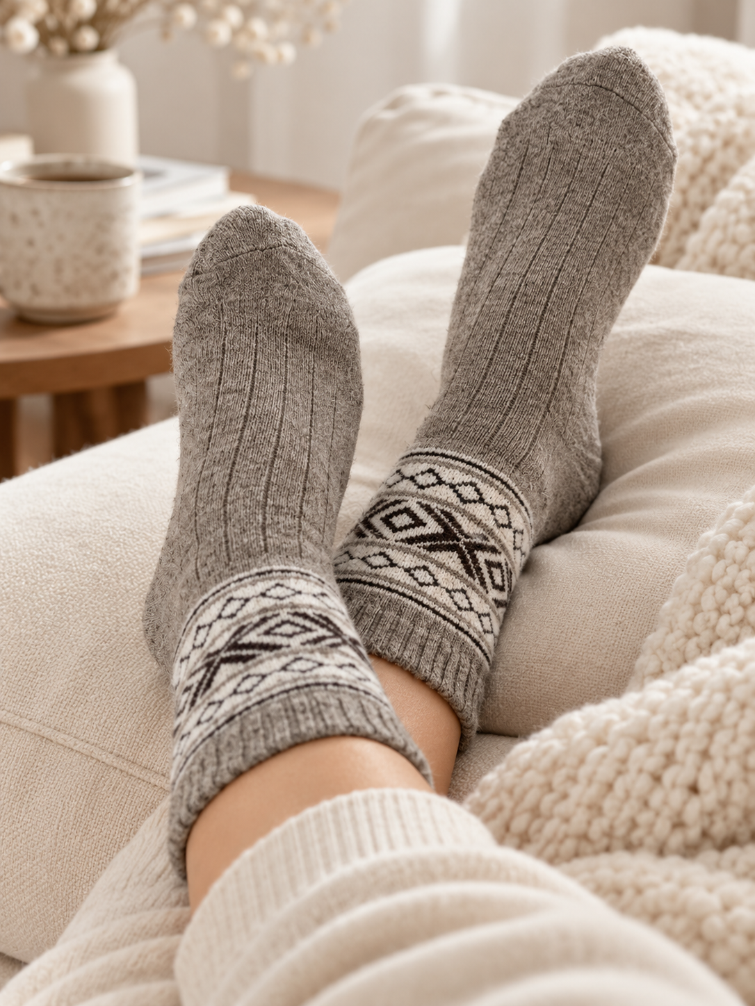 Wollsocken aus der Mongolei