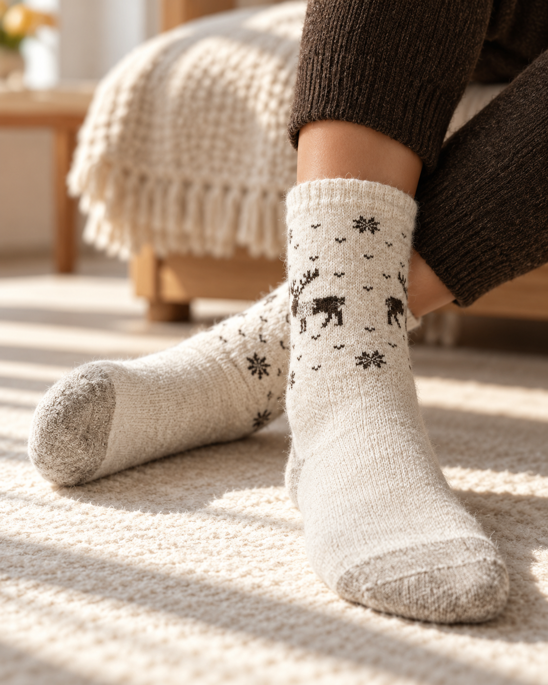 Wollsocken aus der Mongolei